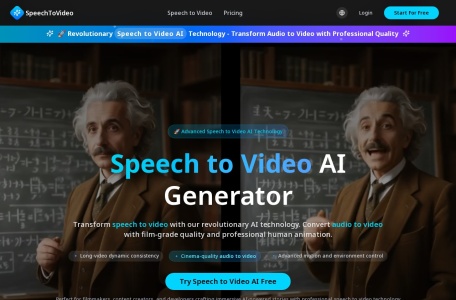 Speech to Video AI Generator