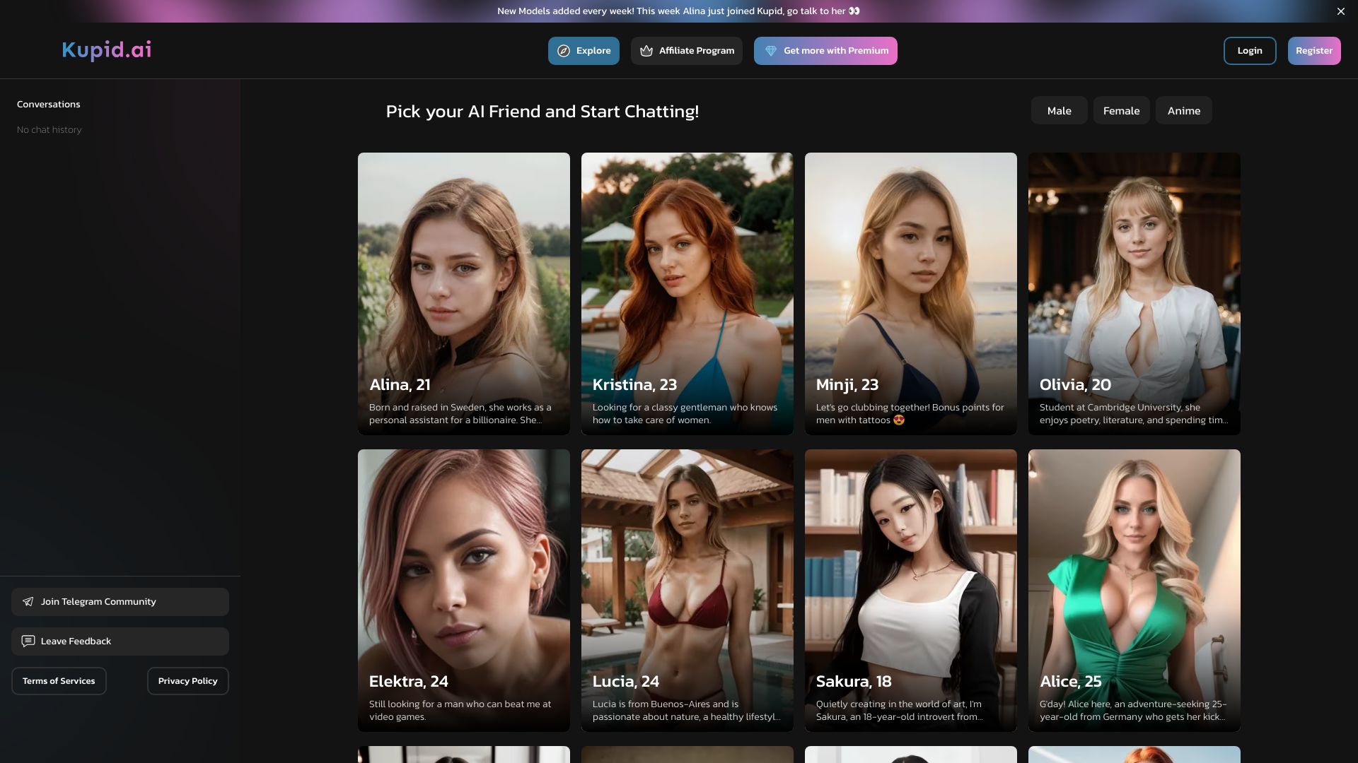 Kupid AI – Chat with AI Girls