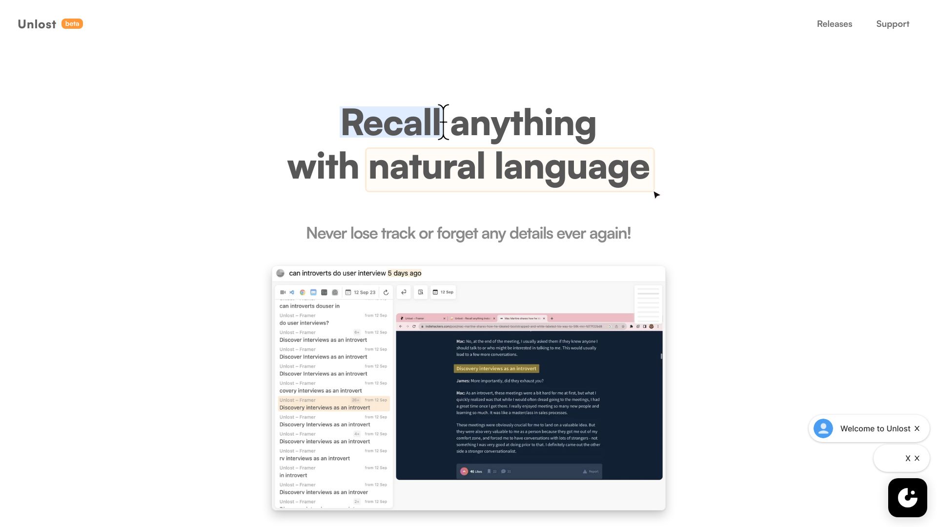 Unlost AI