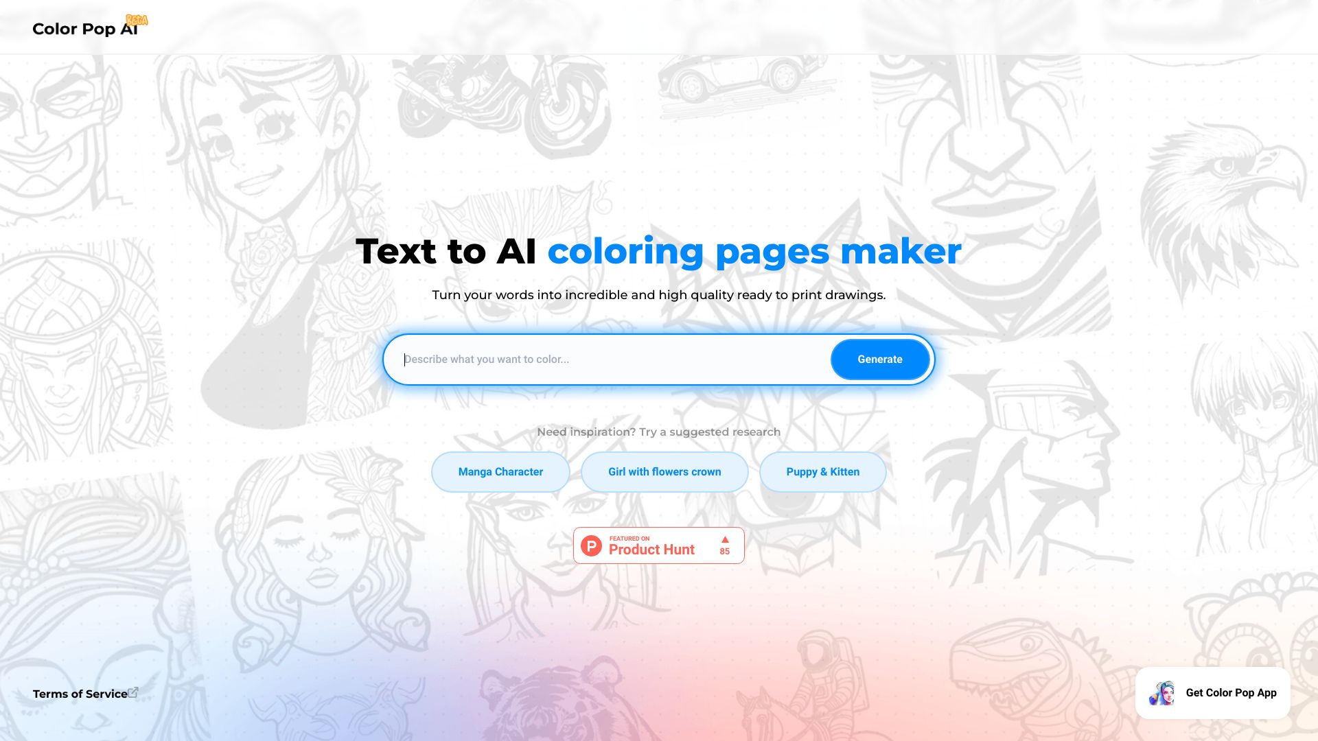 Color Pop – Coloring powered by AI