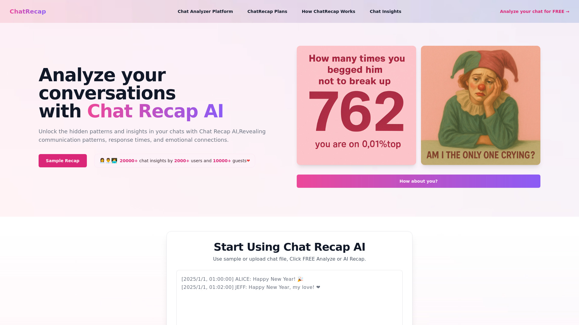 Chat Recap