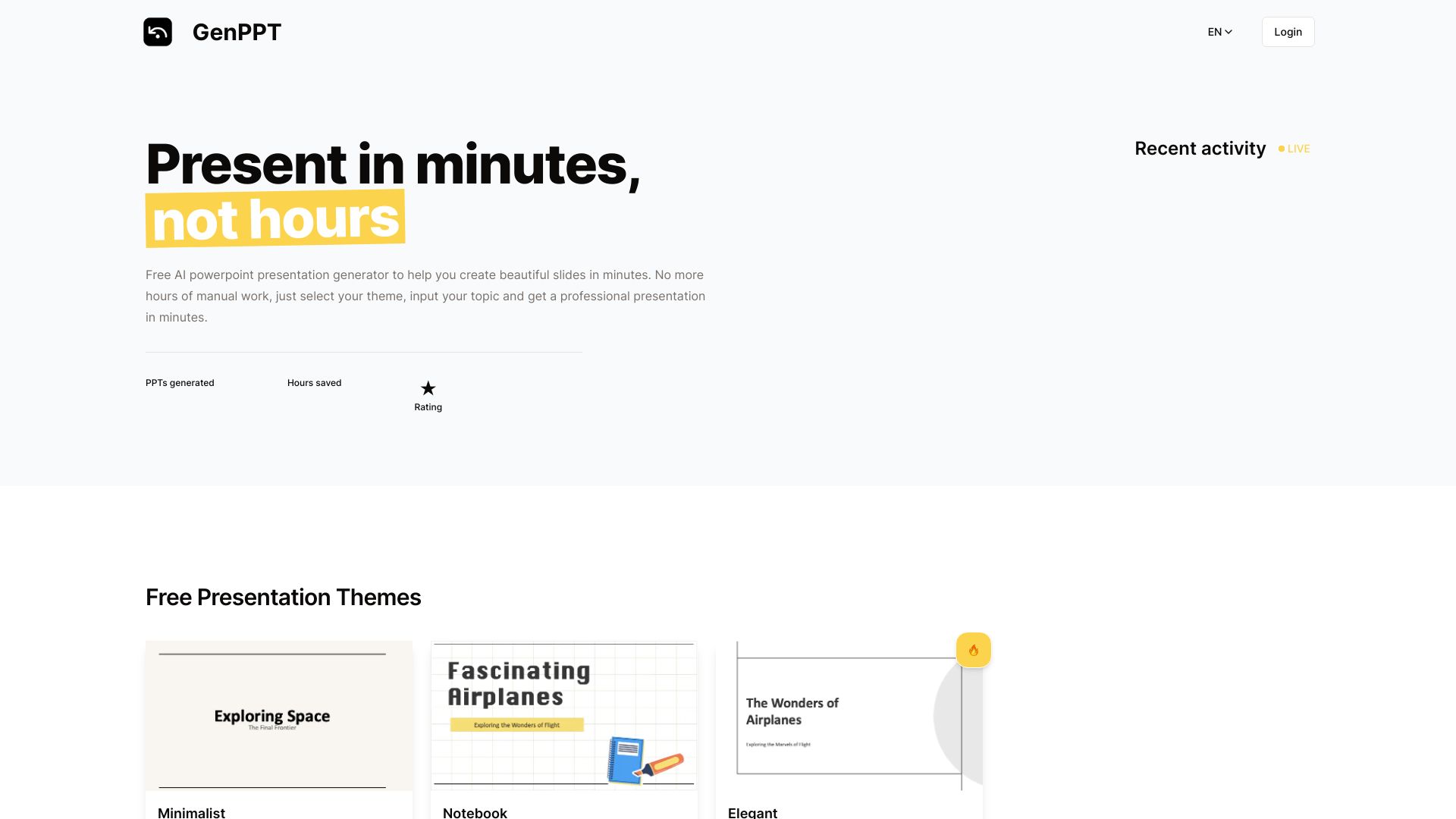 GenPPT – AI PowerPoint Generator