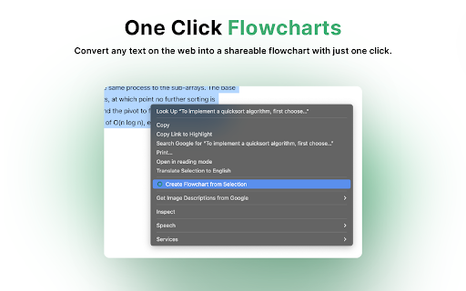 Flowsage Extension – Turn ideas into shareable flowcharts