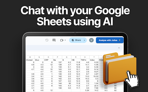 Julius AI – Analyze Google Sheets with ChatGPT