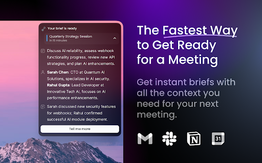 timeOS: AI Meeting & Calendar Assistant