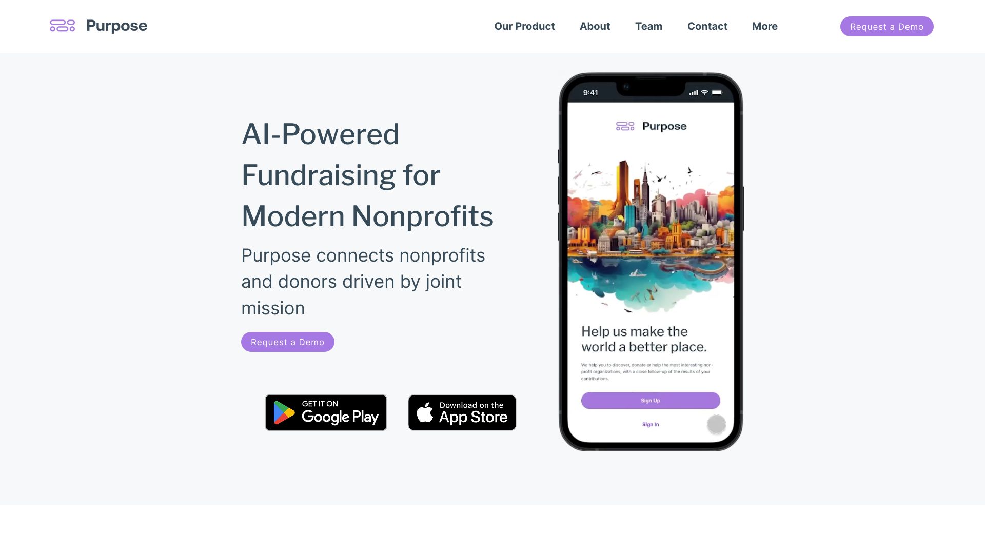 Purpose – Impactful Giving
