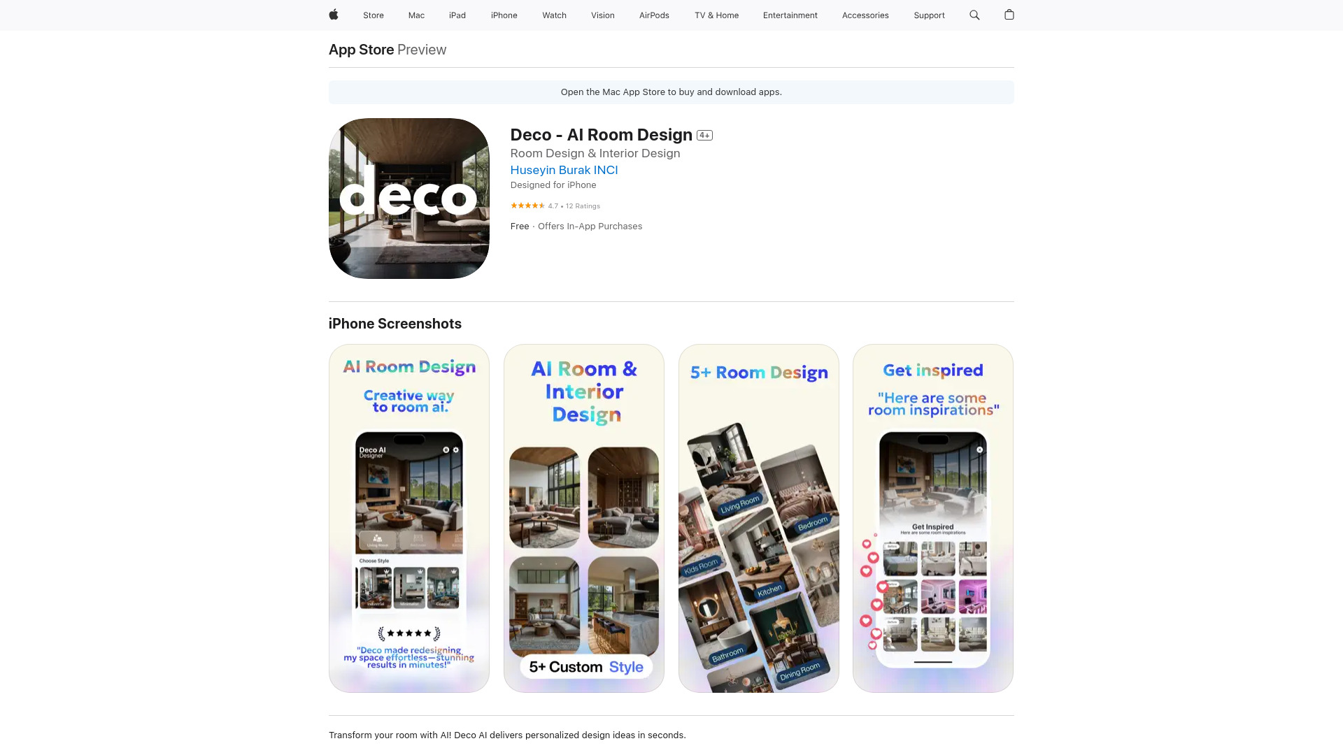 Deco – AI Room Design