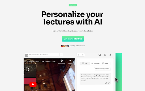 YouLearn – AI companion for learning