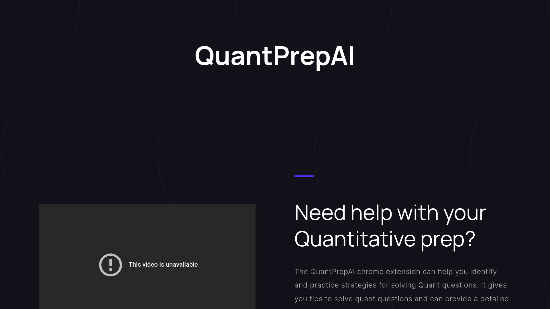 QuantPrep AI – GRE & GMAT Quant Prep