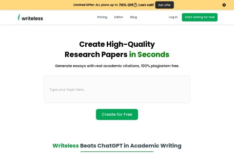 Writeless