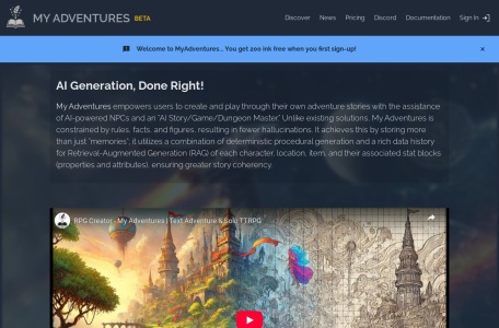 My Adventures AI