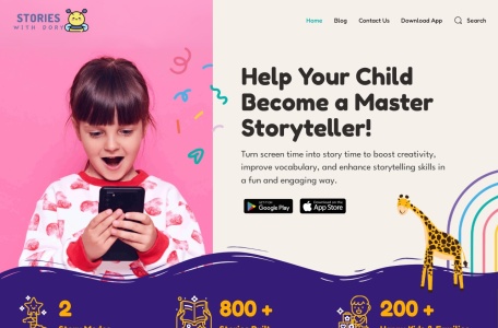 StoriesWithDory – Kids Story Builder App