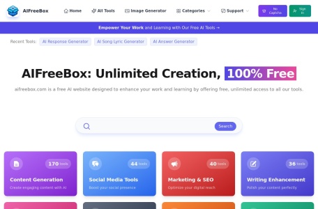 AIFreeBox: Free AI Tools