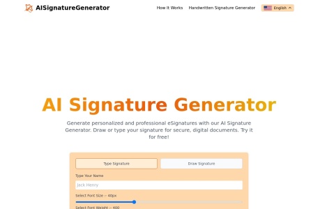 AI Signature Generator