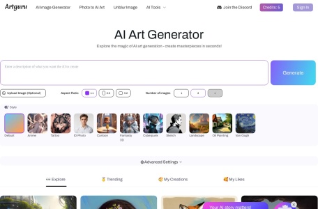 Artguru AI Art Generator