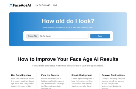 Face Age AI