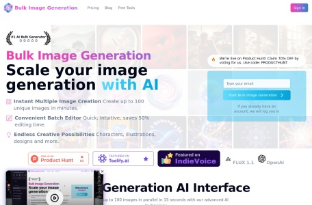 Bulk Image Generation