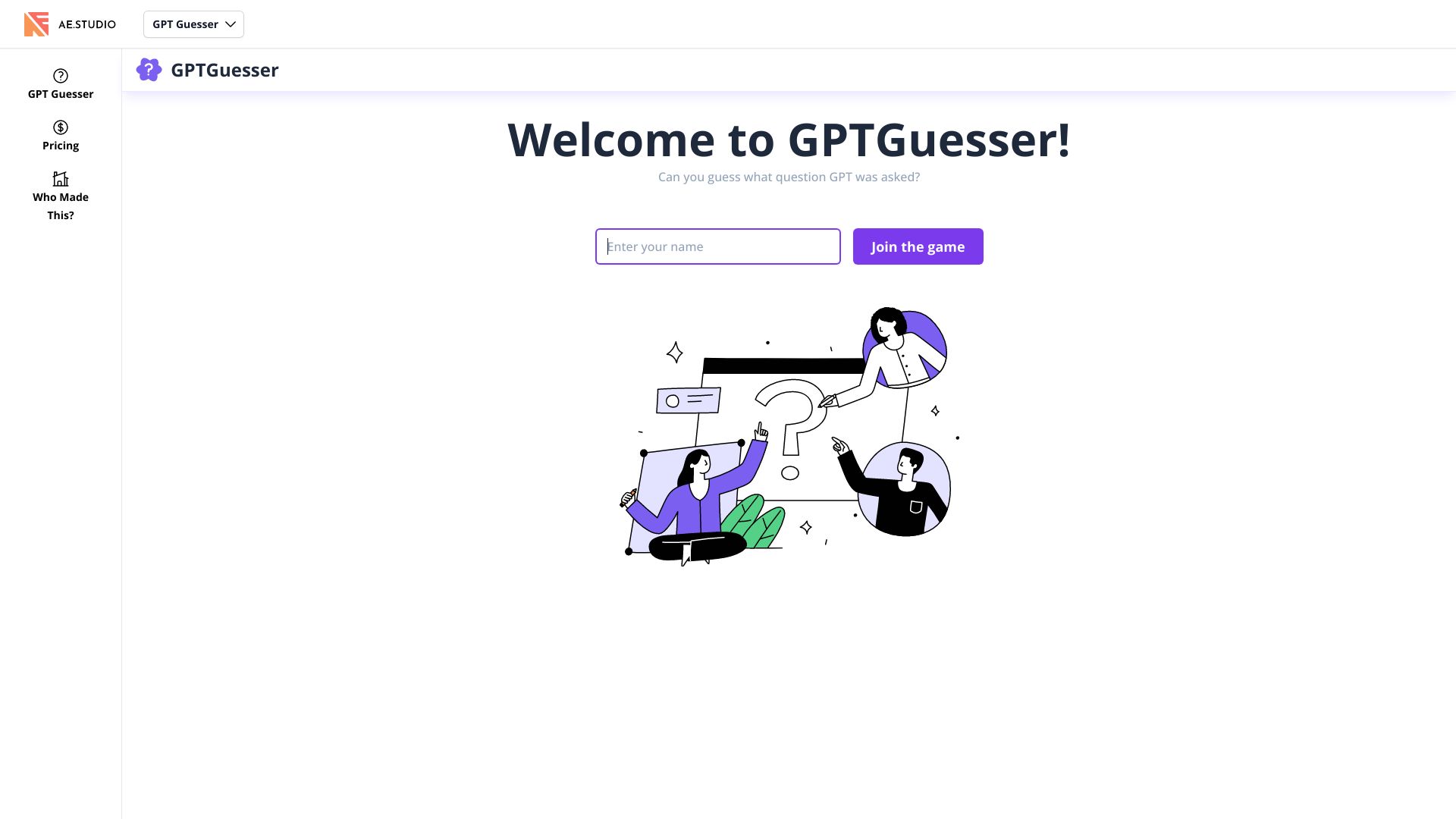 GPT Guesser – Multiplayer