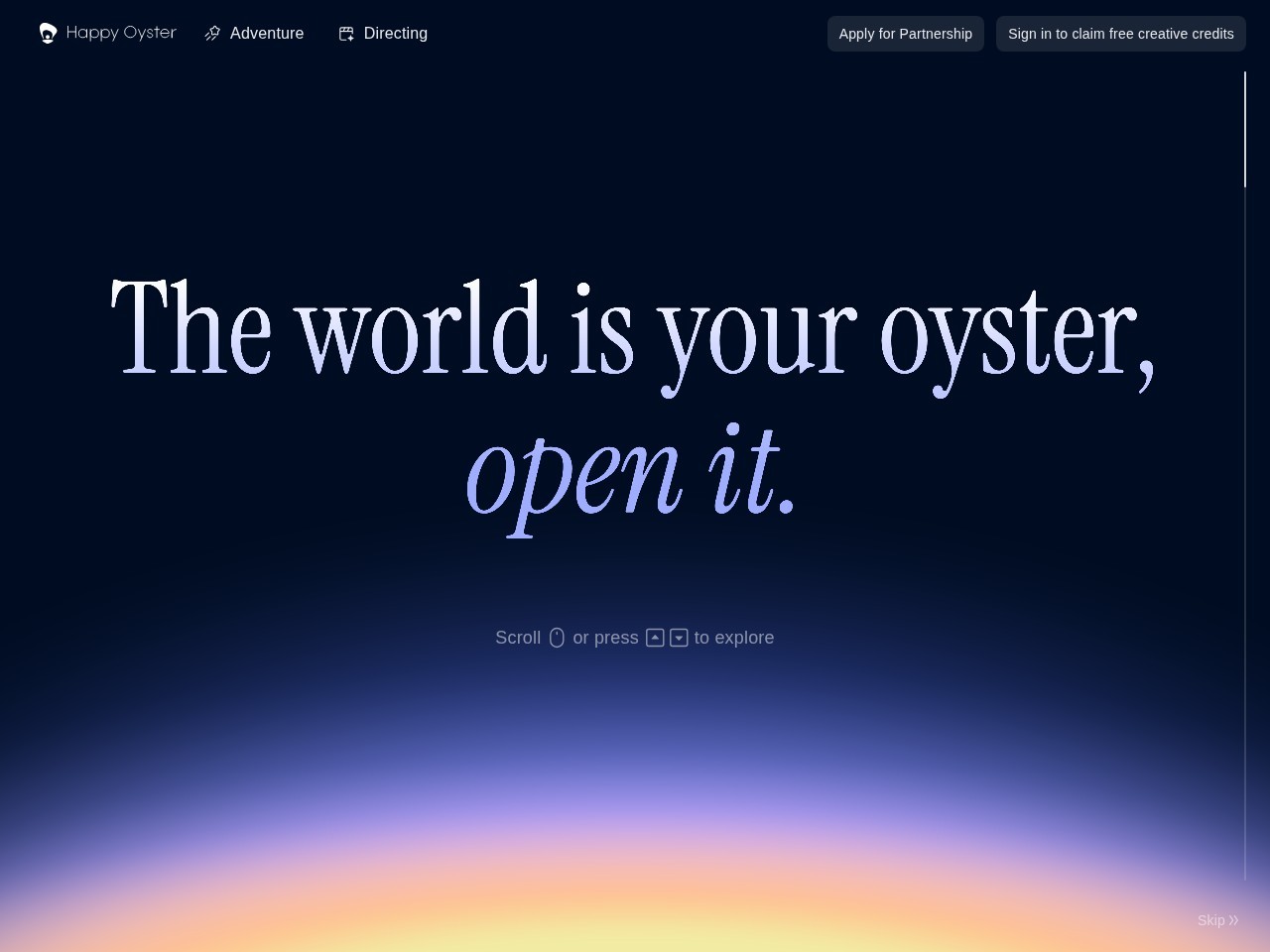 Happy Oyster官网