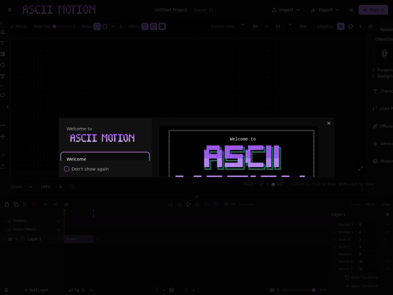 ASCII Motion官网