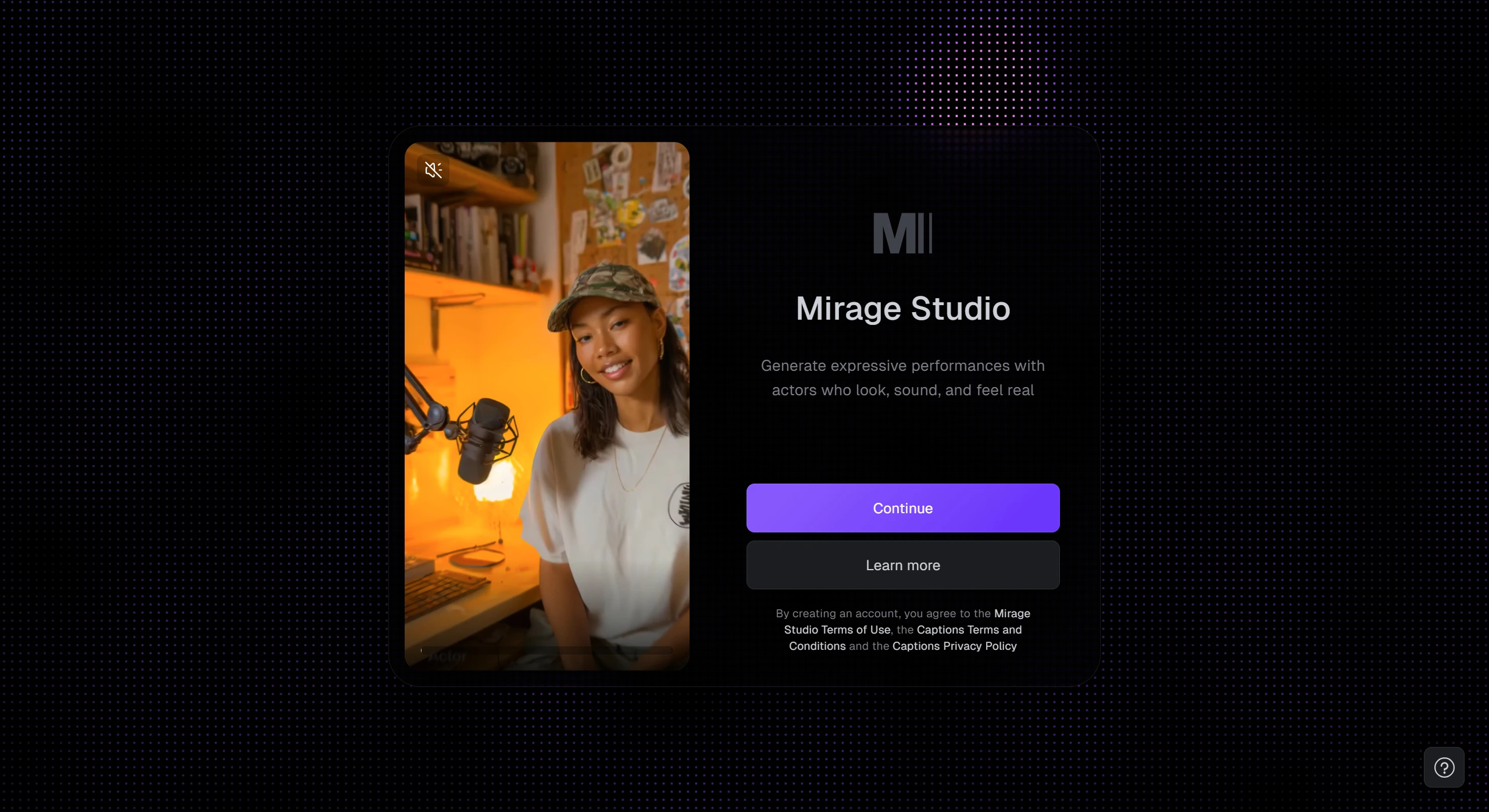 Mirage Studio:基于自研全模态基础模型的AI视频生成工具 Mirage Studio:基于自研全模态基础模型的AI视频生成工具.webp