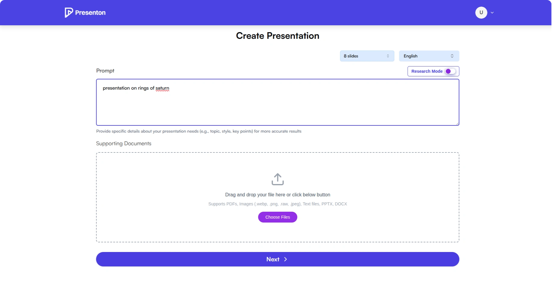 Presenton(图1) Presenton:一个可以本地运行的开源AI PPT生成器