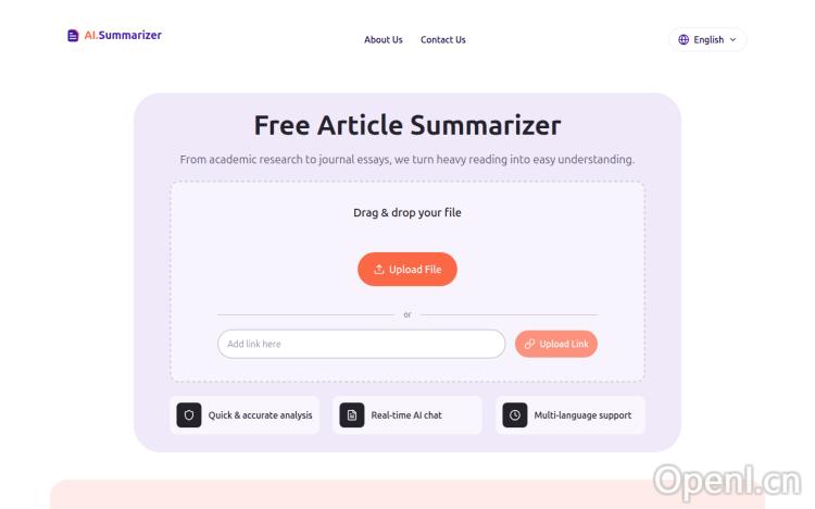 Free AI Article Summarizer