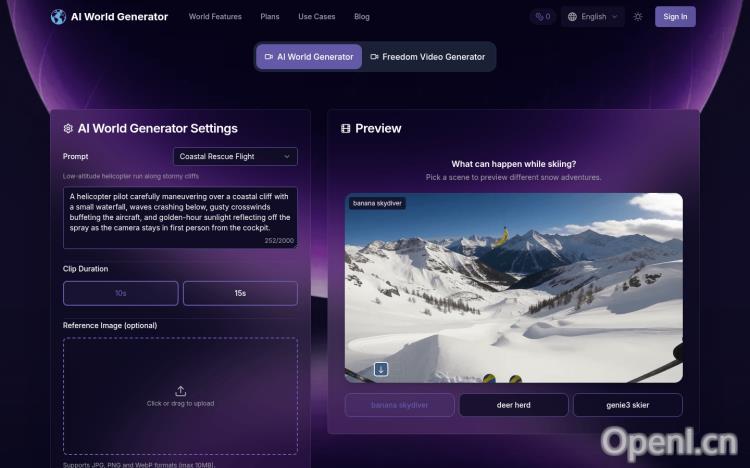 AI World Generator