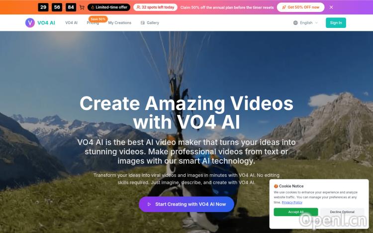 VO4 AI Video