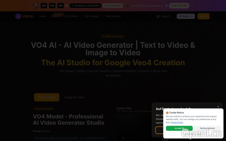 VO4 AI Video Art