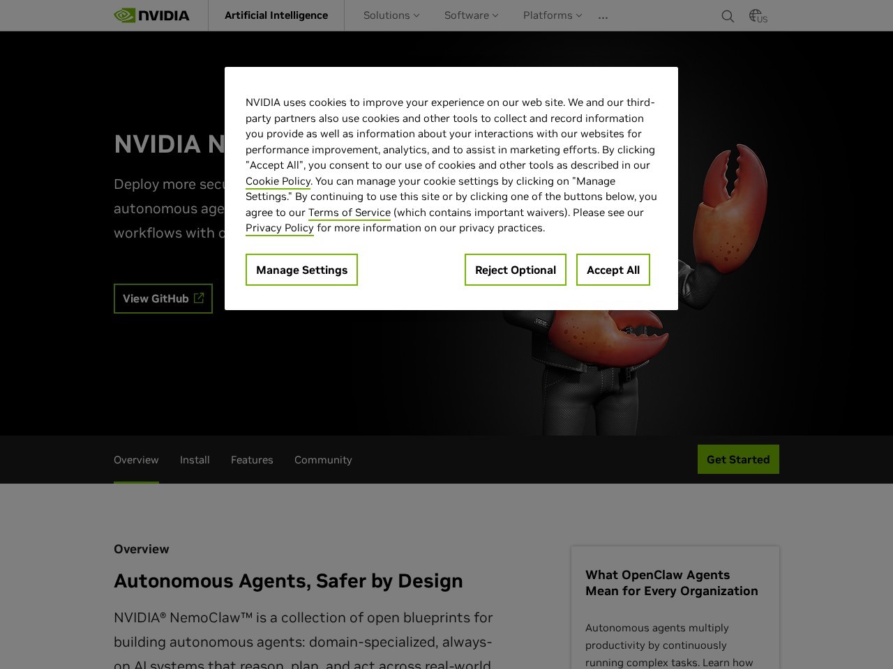 NVIDIA NemoClaw官网