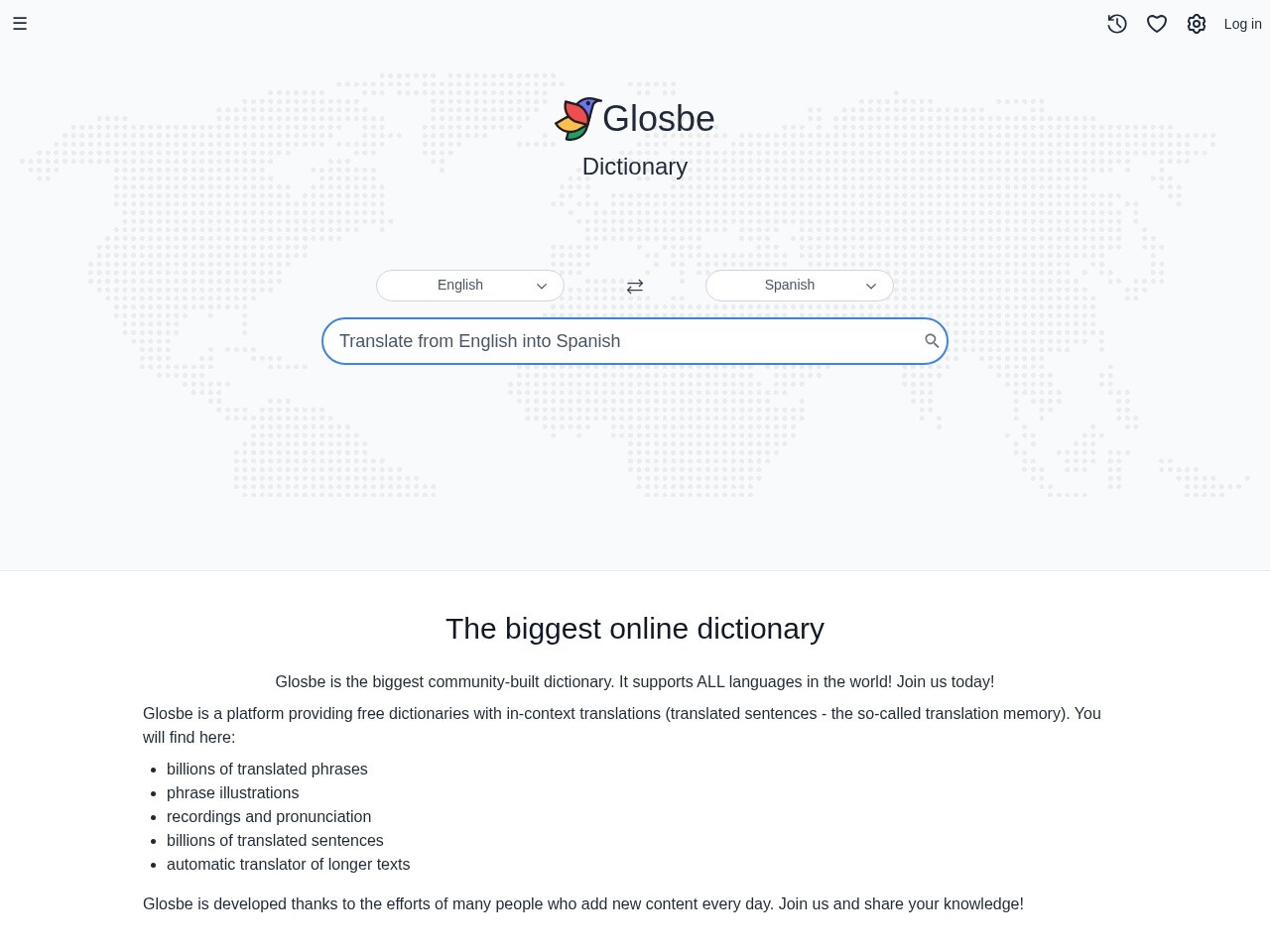 Glosbe官网
