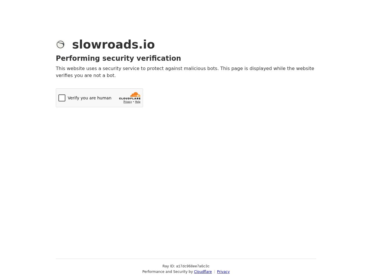 Slow Roads官网