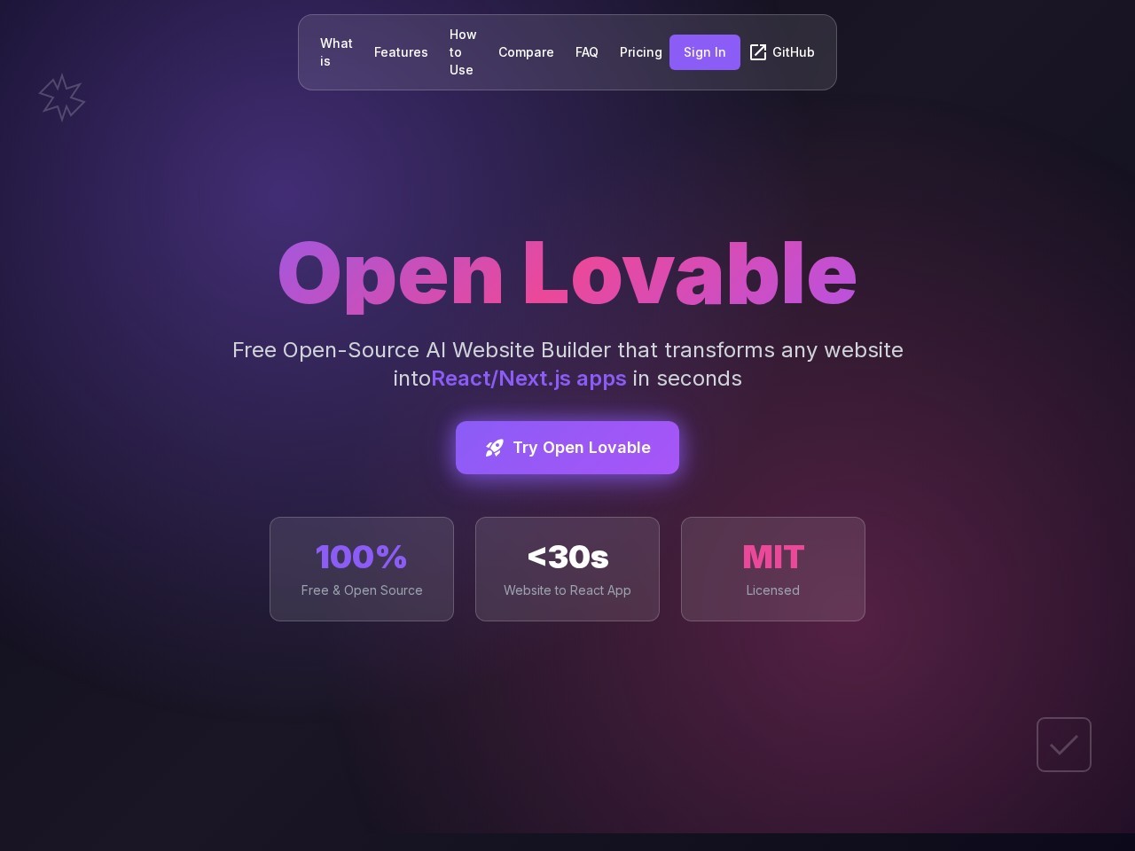 Open Lovable