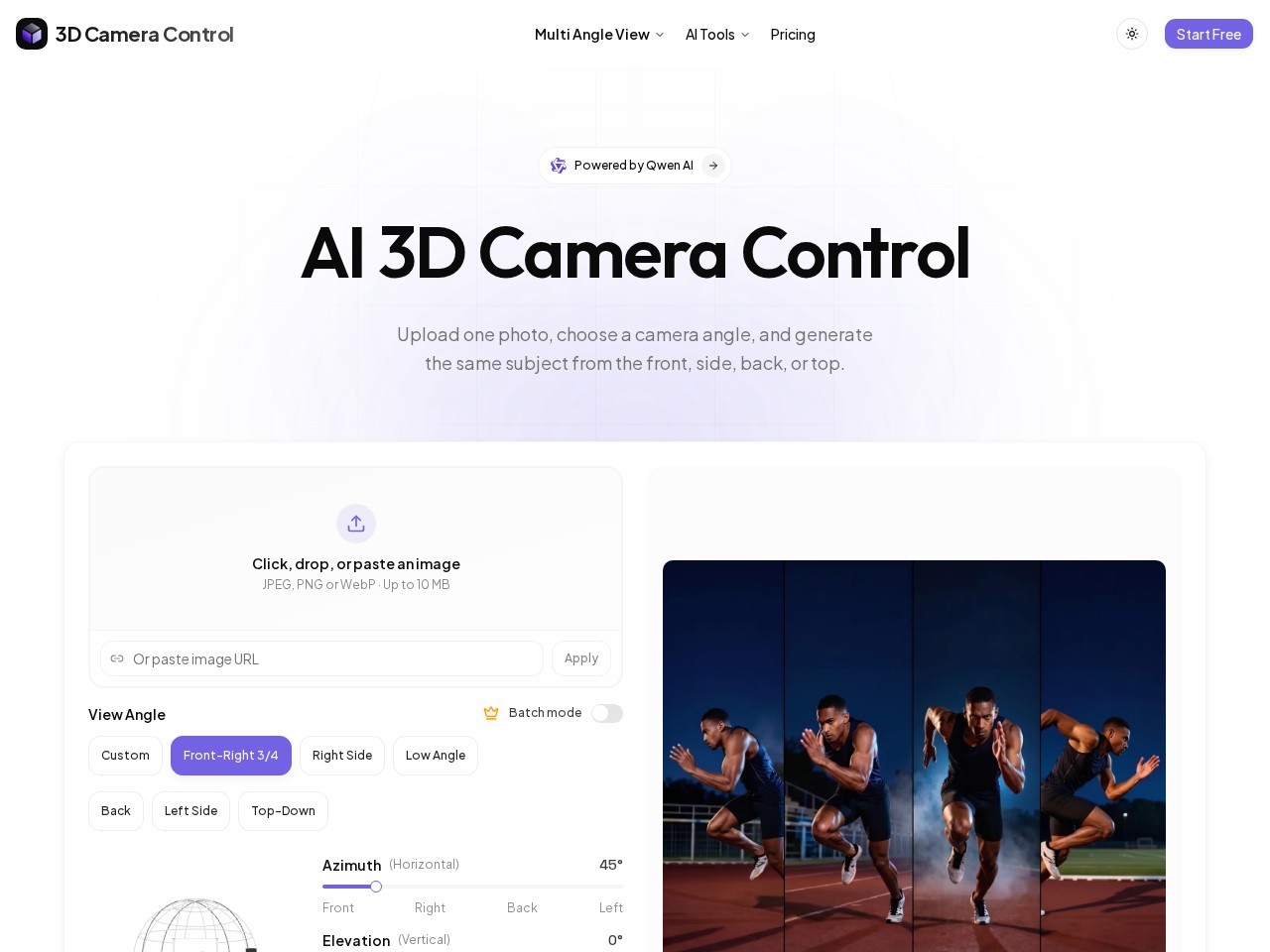 3D Camera Control