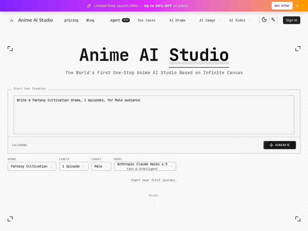 Anime AI Studio官网