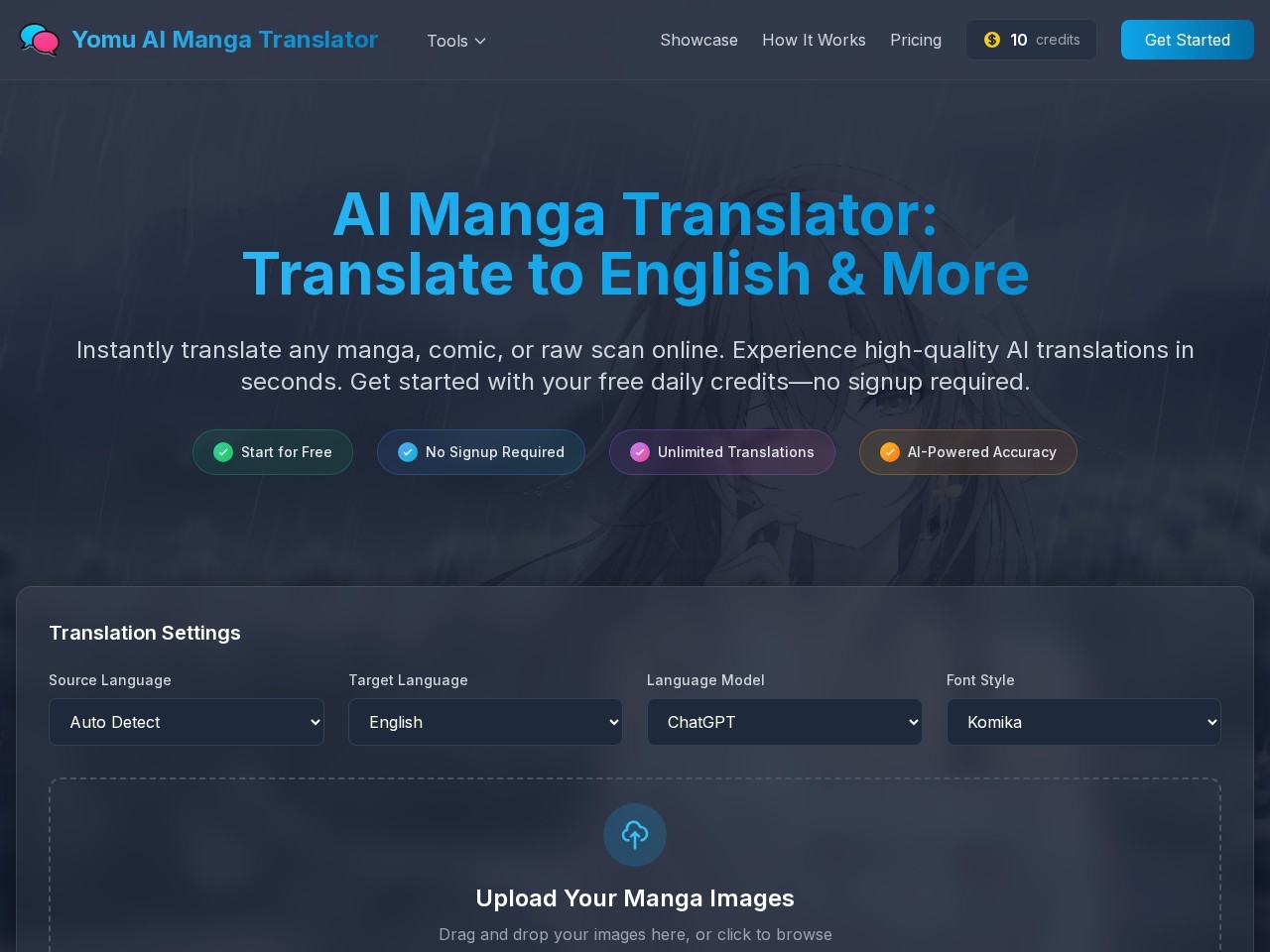 Yomu Manga Translator官网