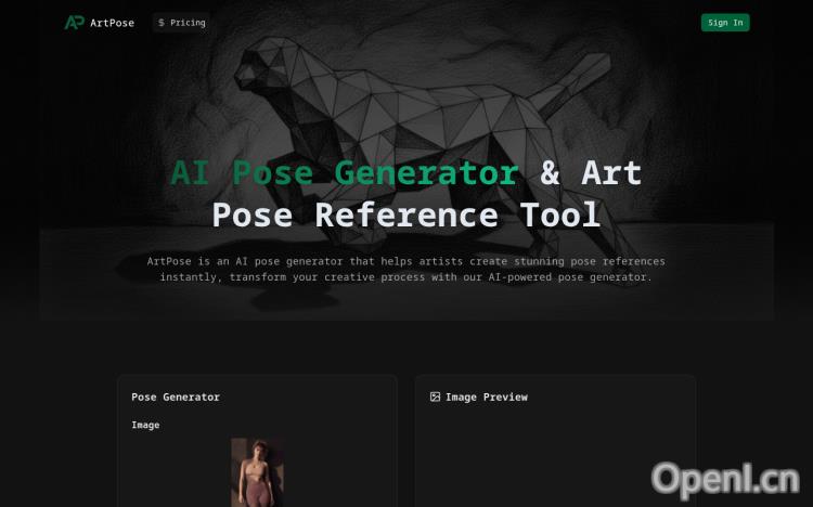 AI Pose Generator & Art Pose Reference Tool