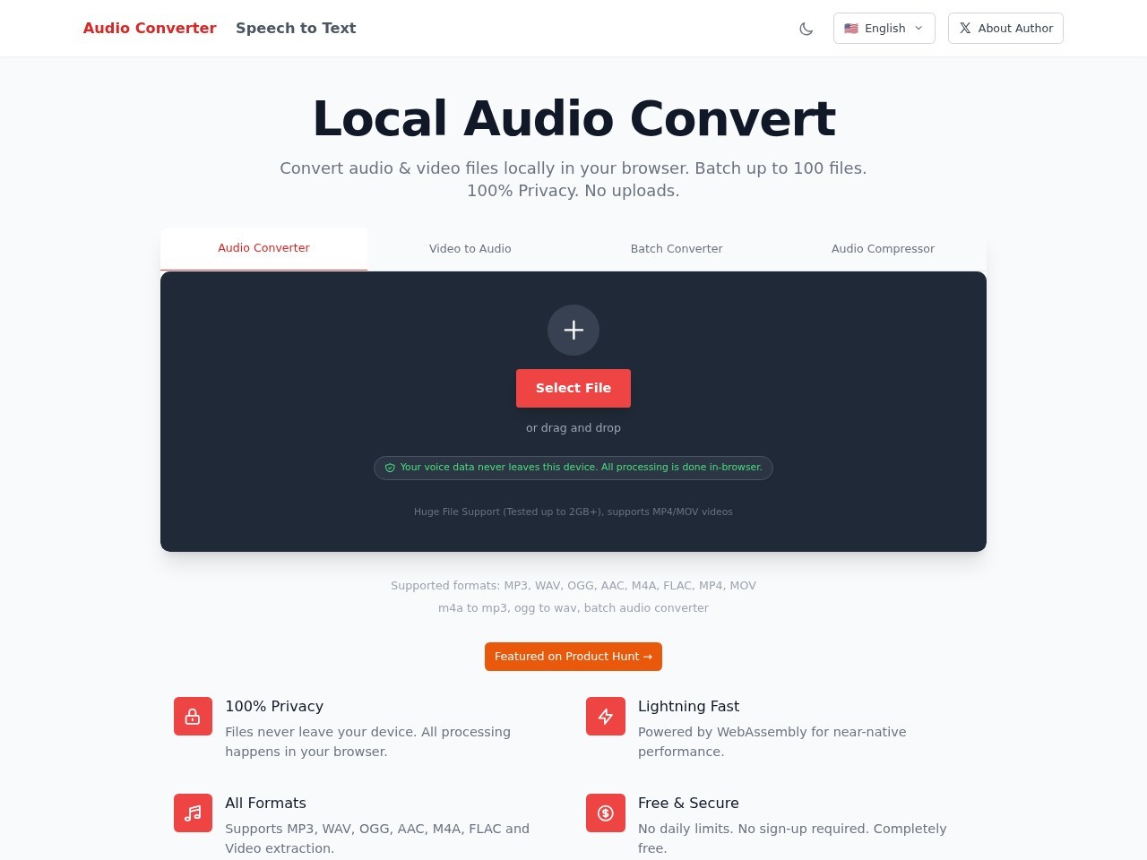 Local Audio Convert官网