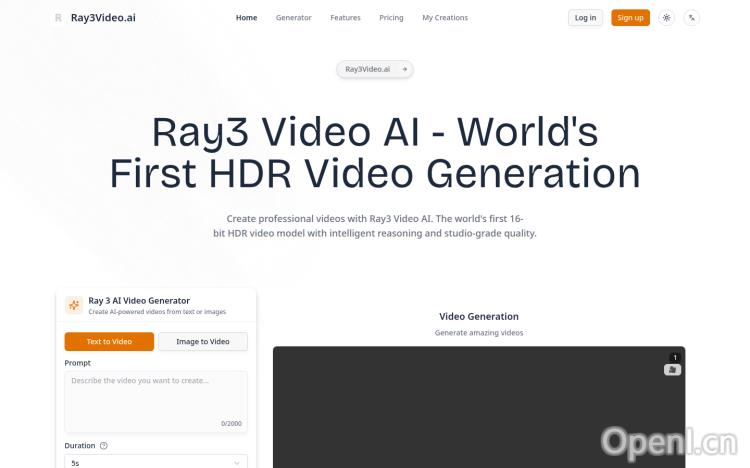 Ray3 Video AI