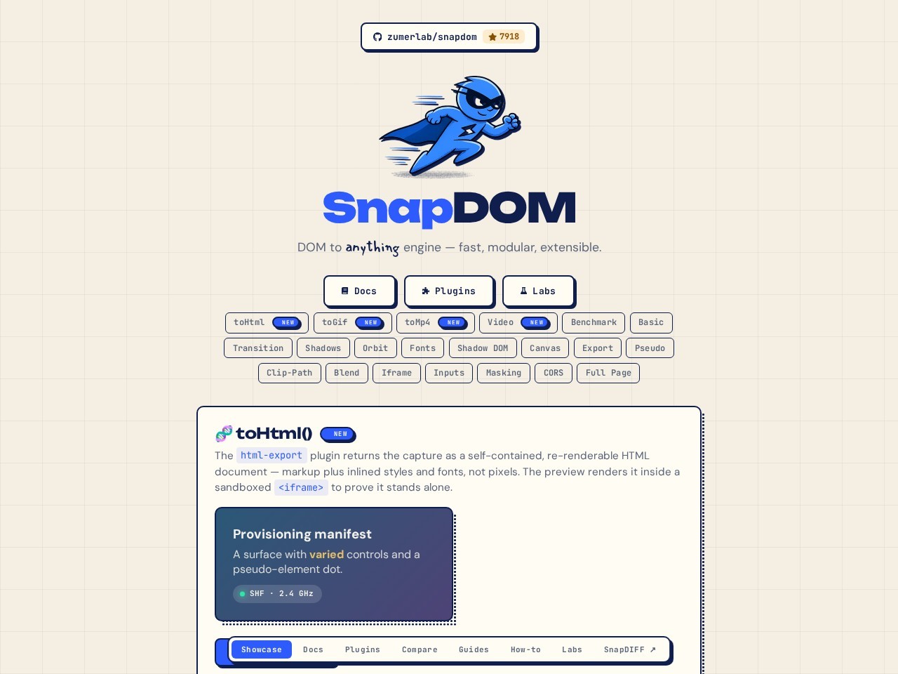 SnapDOM官网