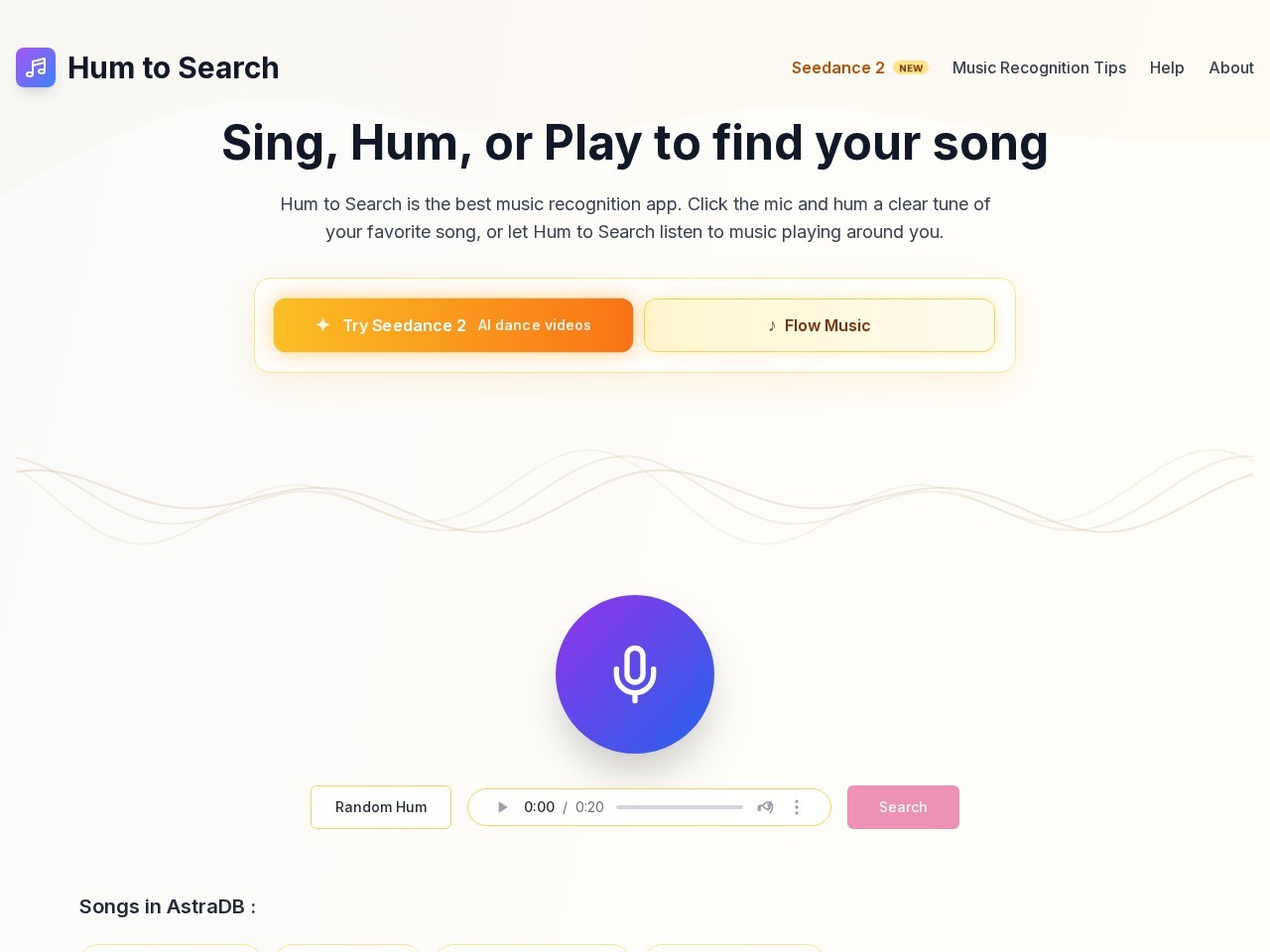 Hum to Search官网