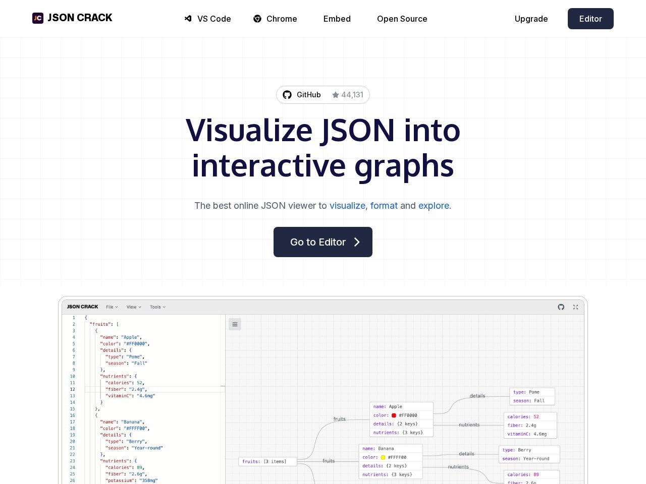 JSON Crack官网
