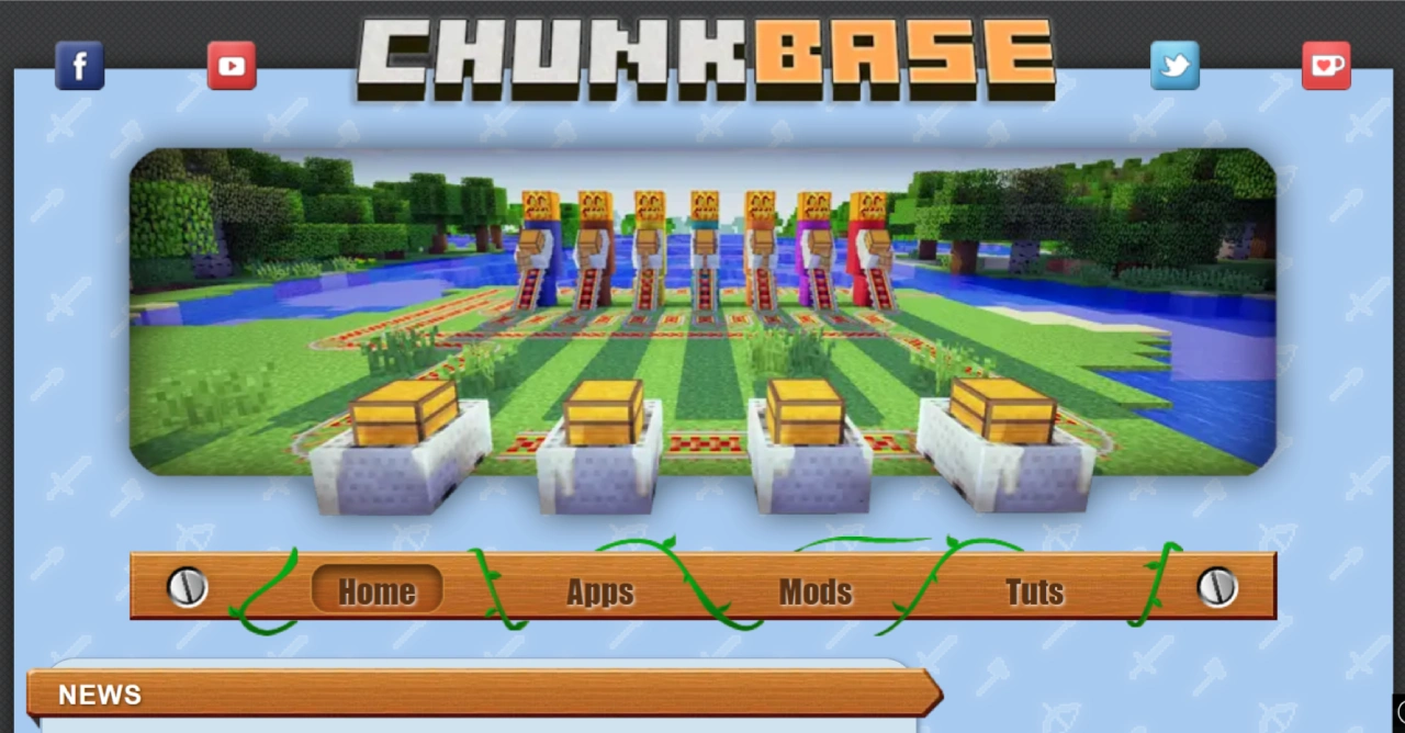ChunkBase (图1) ChunkBase:《我的世界》玩家的地图种子查询工具