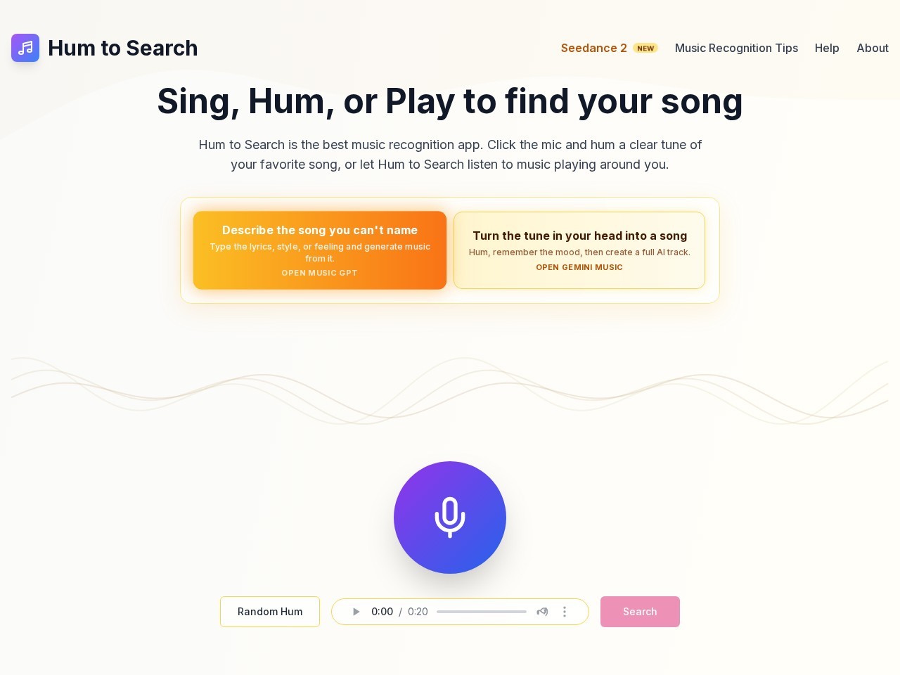 Hum to Search官网