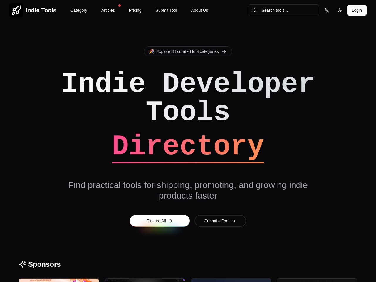 Indie Tools官网