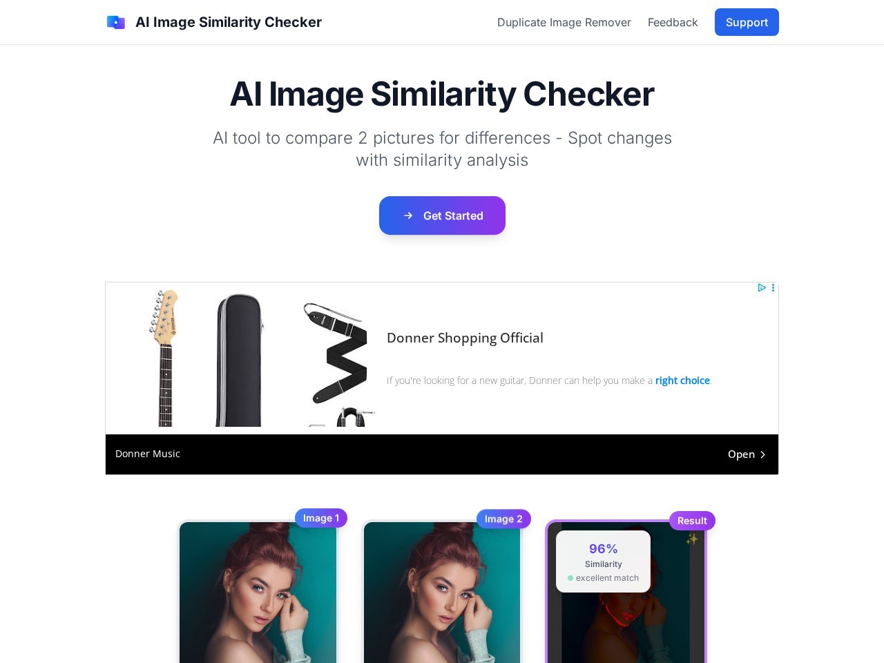 AI Image Similarity Checker官网