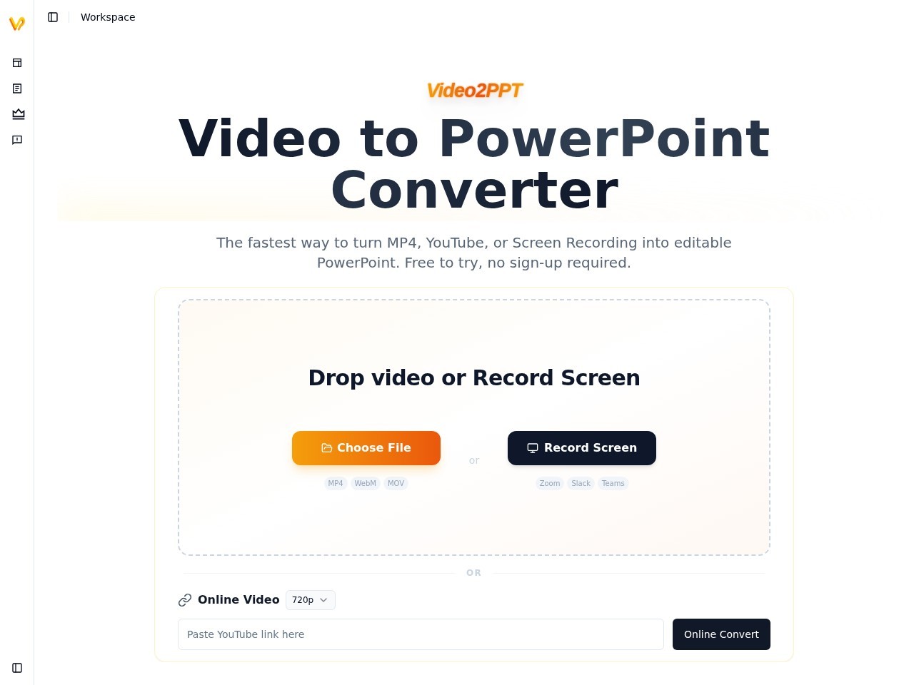 Video2PPT